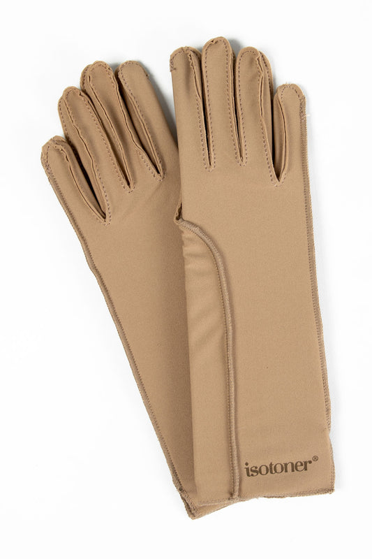 Isotoner Therapeutic Compression Gloves- Fingerless & Closed Tipped