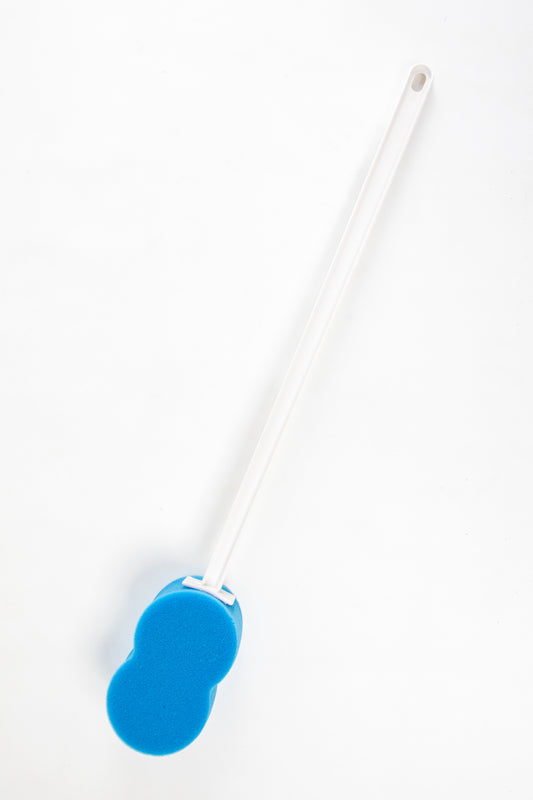 Bath Sponge Contoured Long Handle Bendable (EACH)