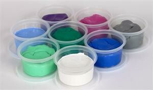 SecurPutty Containers with lids 85gm Pkt/10 (PKT/10)