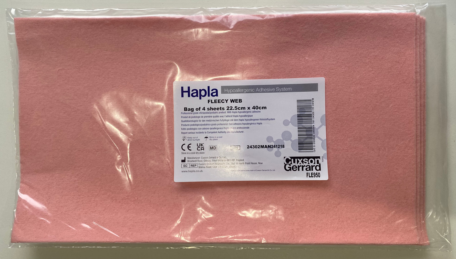 Fleecyweb Hapla - Self Adhesive Padding