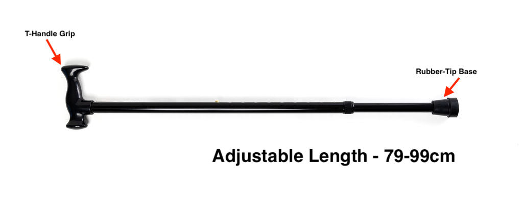 Walking Stick Adj. Devon T Plas/Handle Maximum user weight 114kg 79-99cm (EACH)