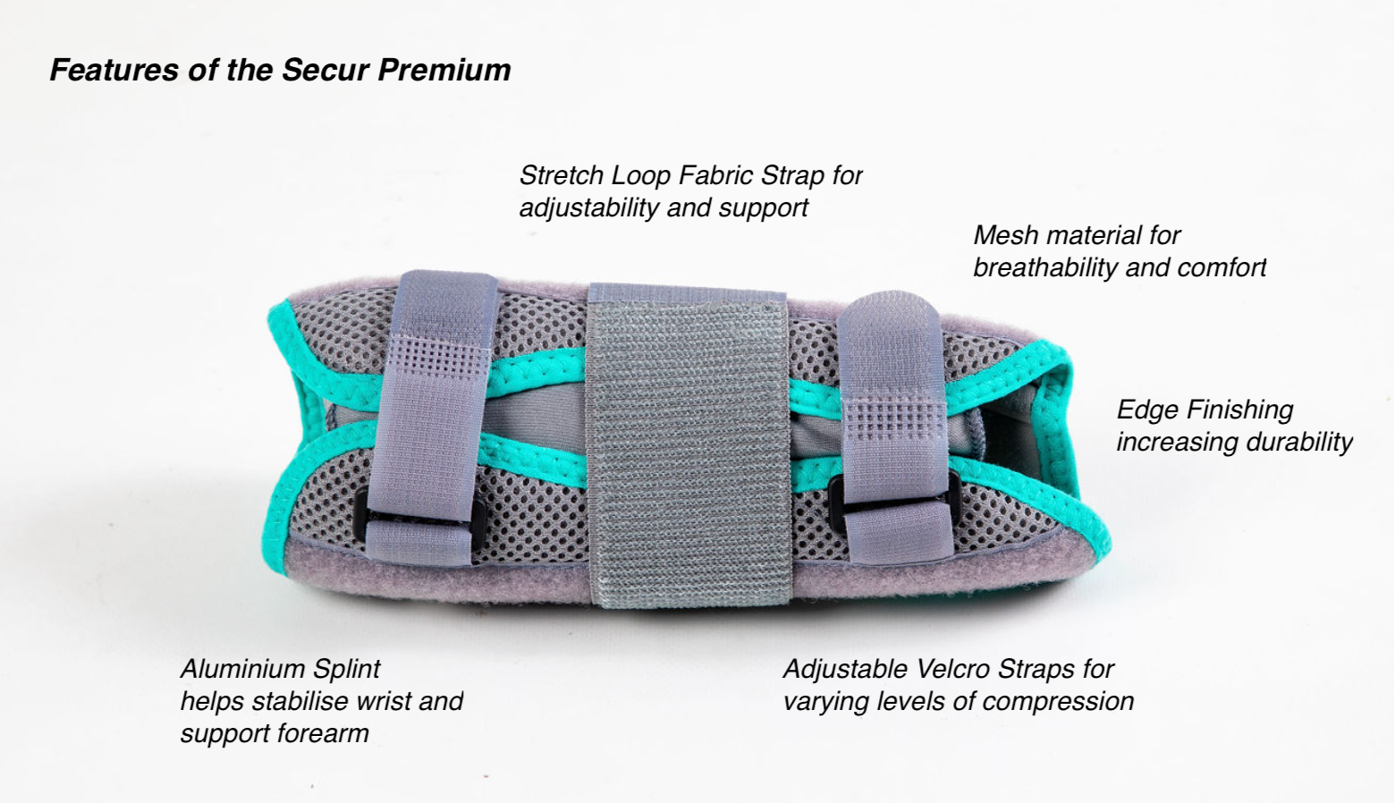 Secur Premium Wrist and Forearm Brace