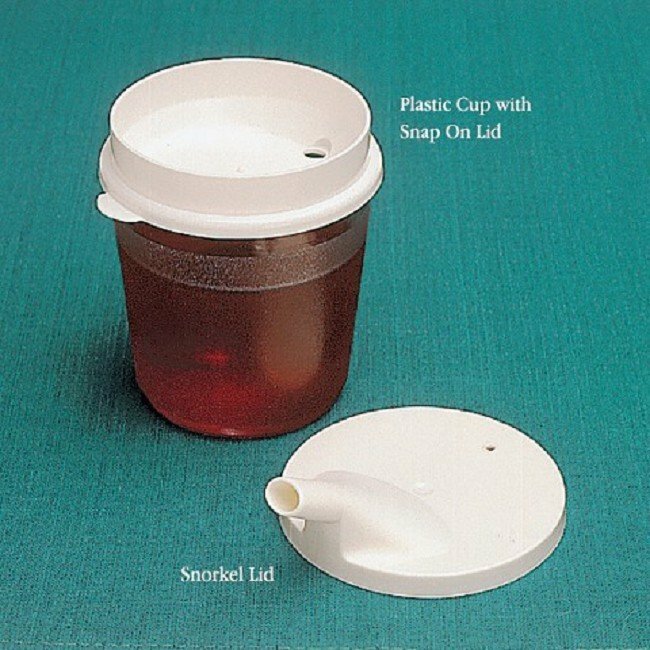 Plastic Cup with Snorkel Lid